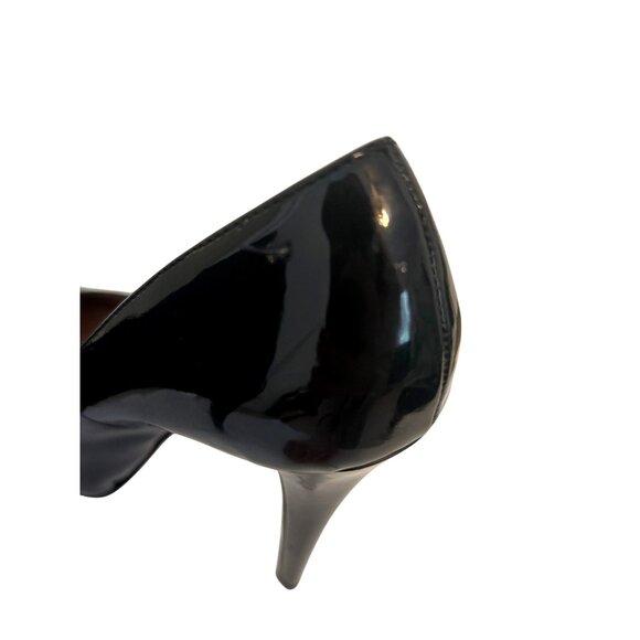 Aldo Women's Black Patent Leather Platform Stiletto High Heels Size 9 - Picture 7 of 9